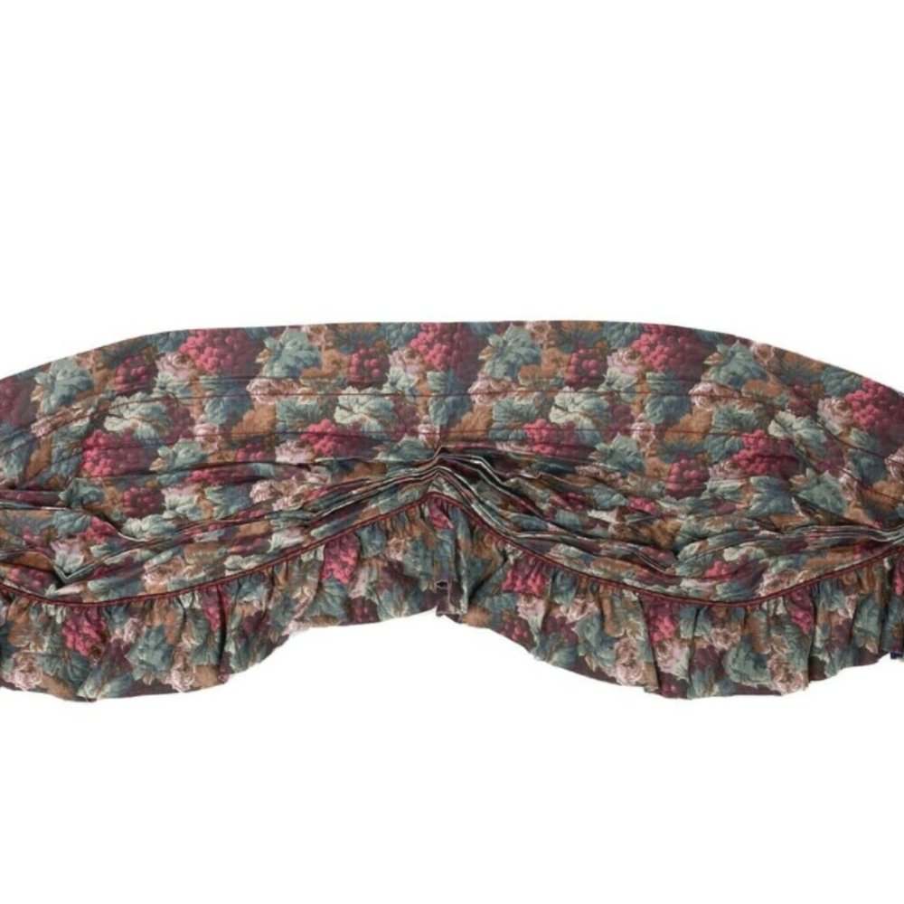Rare Vintage Croscill 80s Balloon Valance Curtain